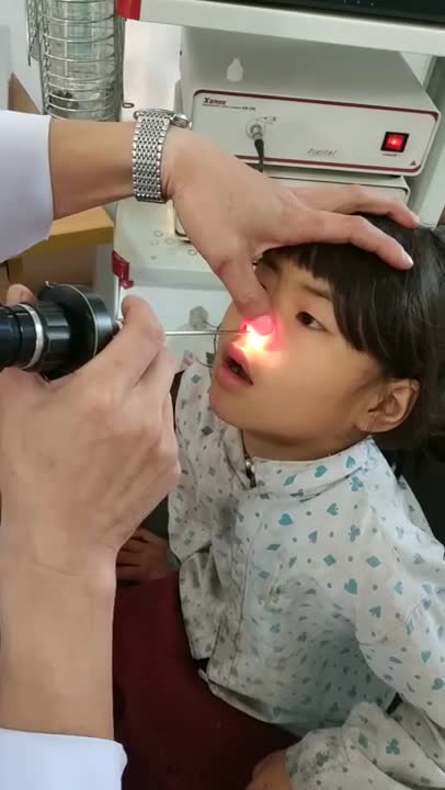 소녀의 코 속 깊숙히 있다가 꺼내진 '이 것'의 정체 (약혐주의)