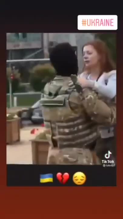 Ukrainian Soldier's Emotional Moments