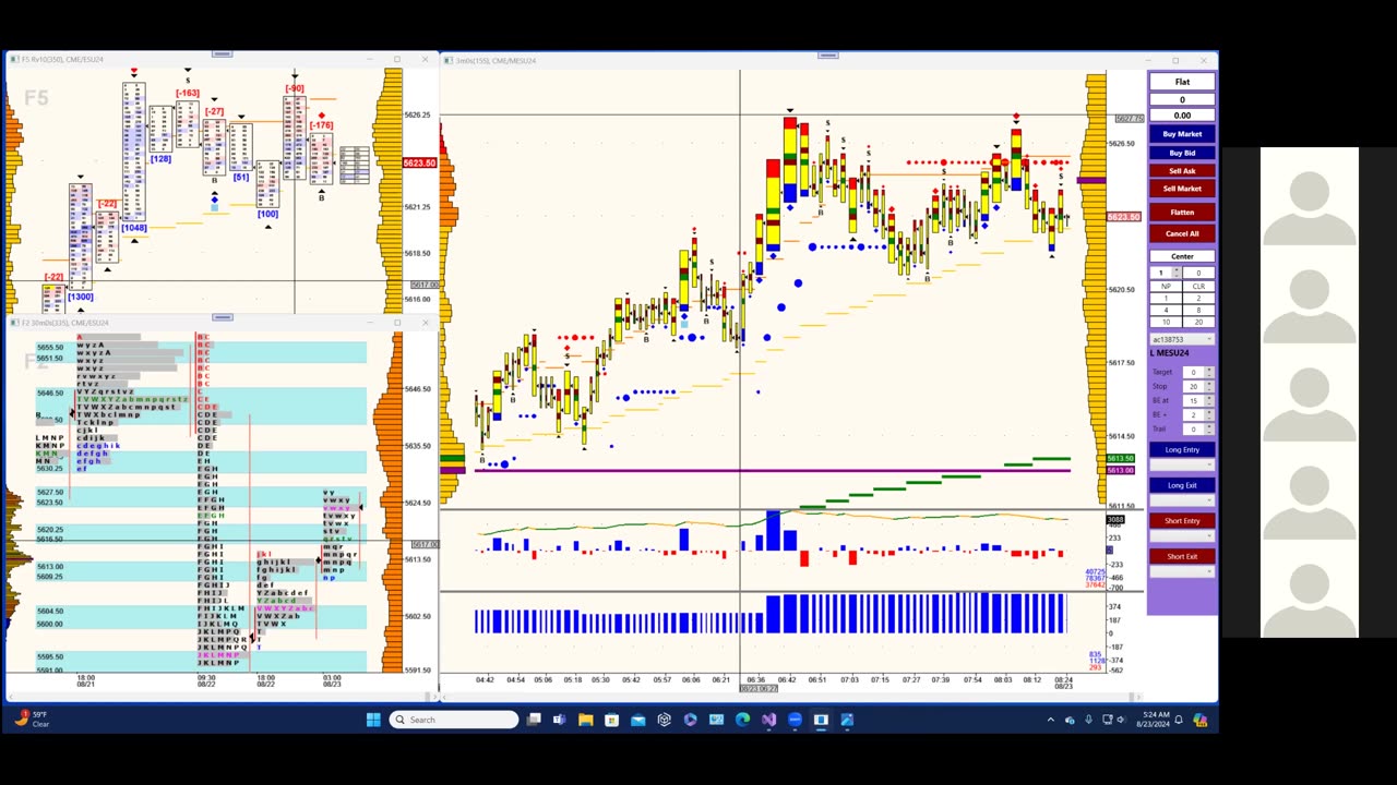 Bluewater Pre-Market for Aug 23