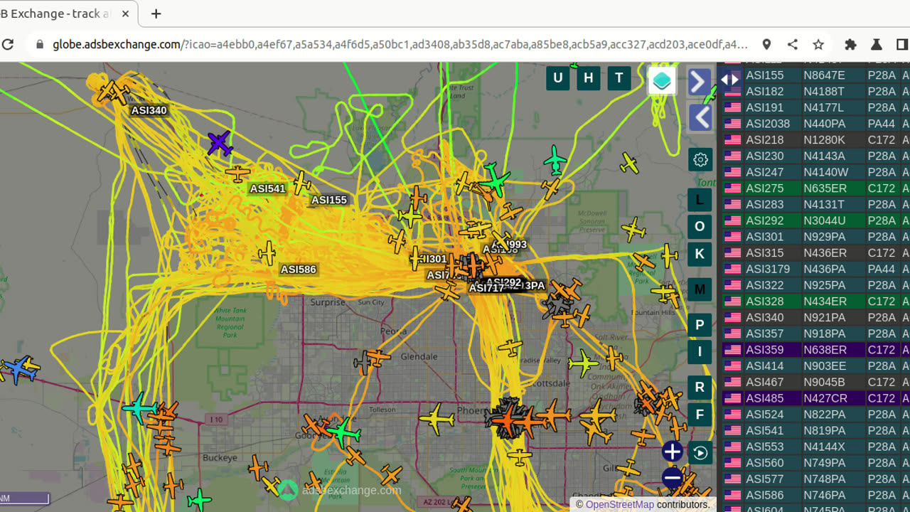 Bird Nazi Skywest N819PA over AZ28 - Jan 26th 2024 -