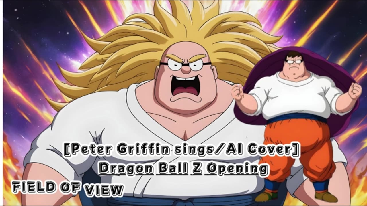 [Peter Griffin sings/AI Cover] Dragon Ball GT Opening FIELD OF VIEW - DAN DAN Kokoro Hikarete ku