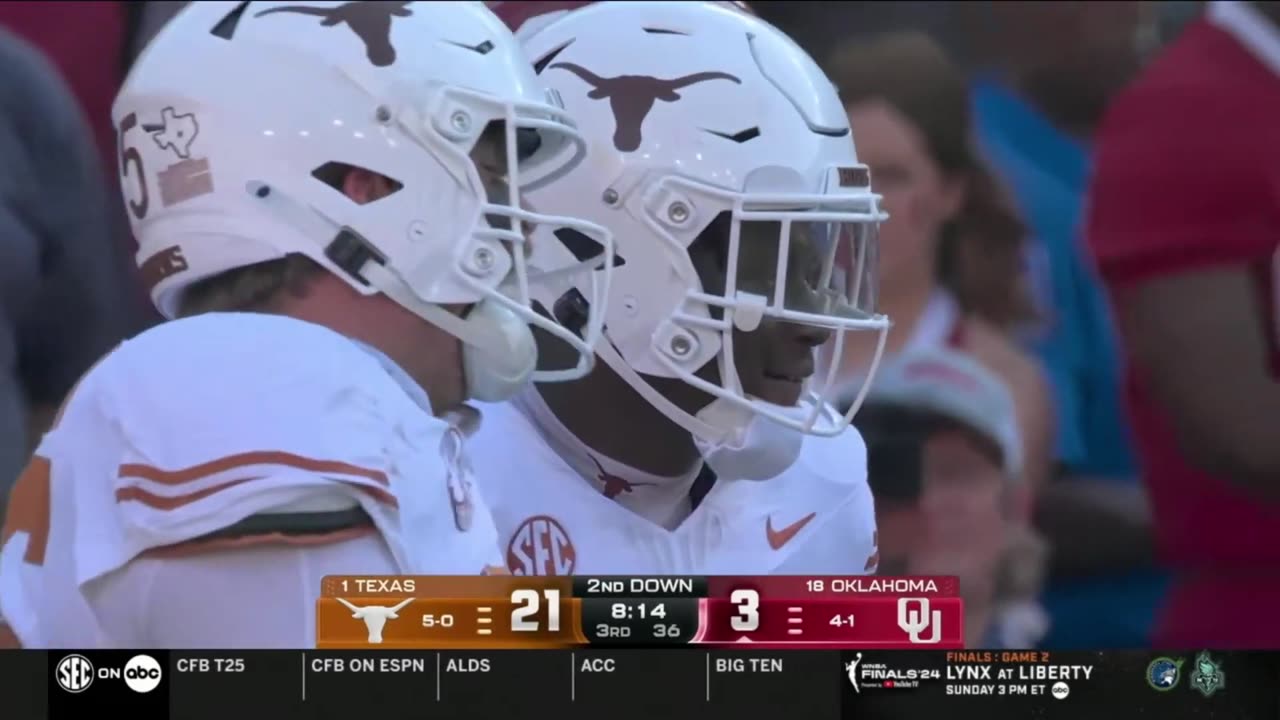 Texas vs Oklahoma score: Updates, highlights from Longhorns' 34-3 Red River Rivalry win