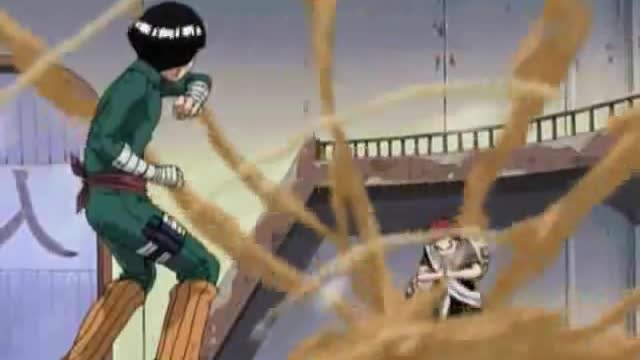 Rock lee vs gaara