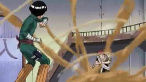 Rock lee vs gaara