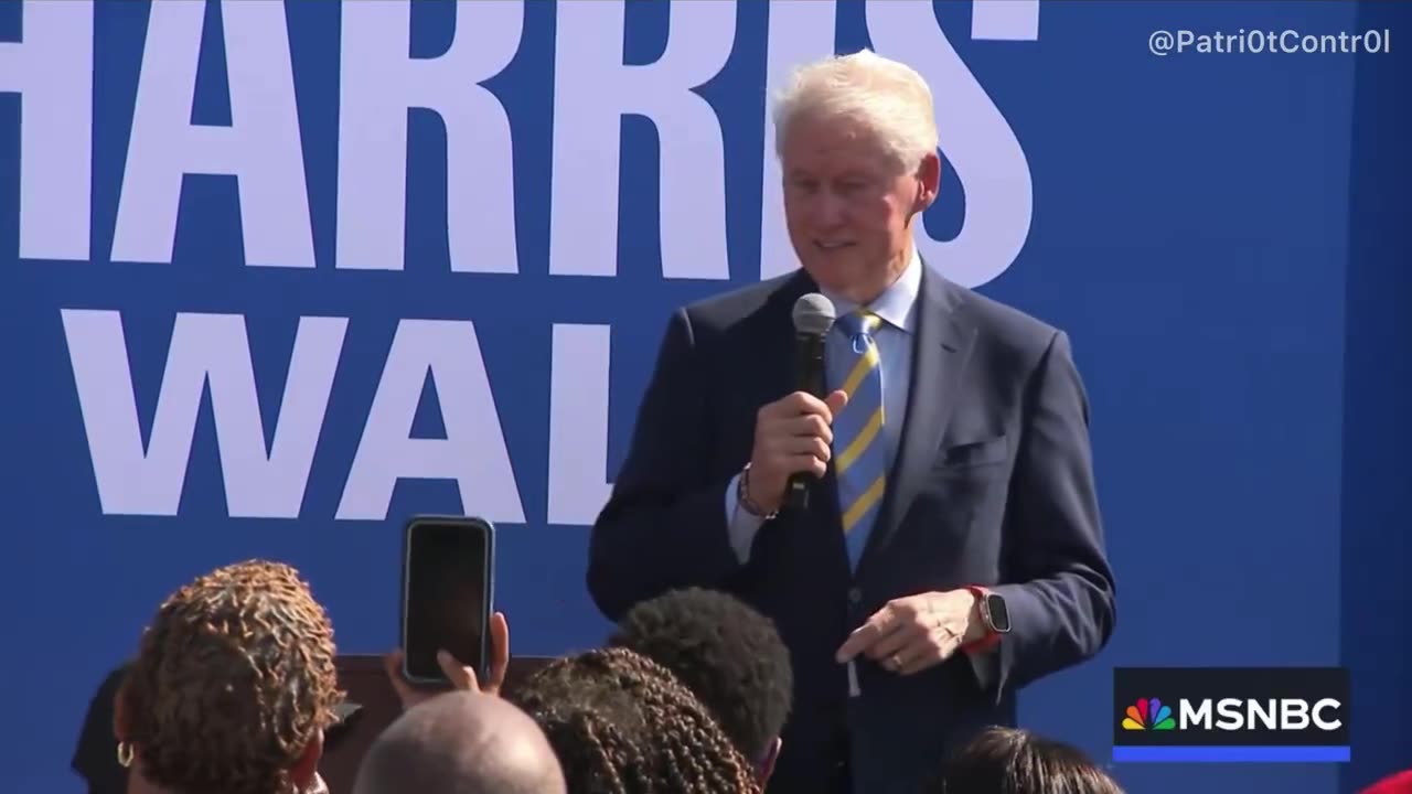 Bill Clinton just said to vote for Kamala “for the sake of the children”.