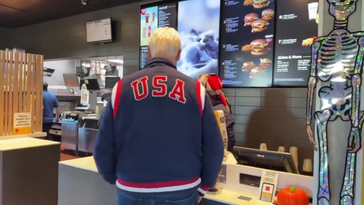 Can you imagine being Bill Clinton and someone at McDonalds thinks you are Joe Biden