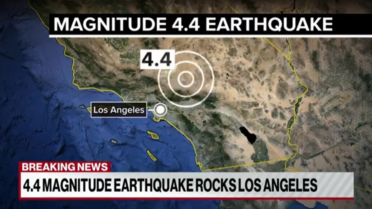 Earthquake rocks Los Angele