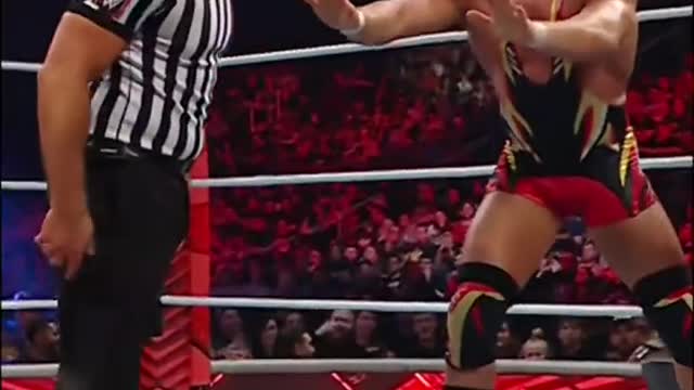 Kevin Owens gets kicked out of the ring #Short