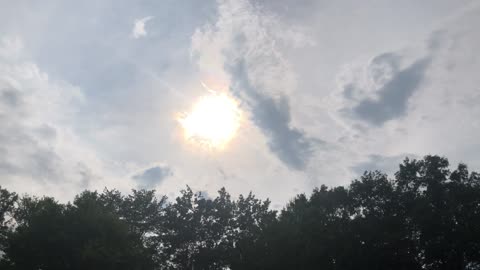 40 Seconds Of Sunset 🌅- Skywatchers Reference Clip 7pm 🕖 Ohio 08/17/24