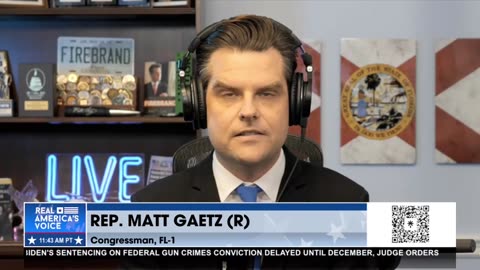THERE ARE FIVE ASSASSINATION TEAMS TARGETING TRUMP - REP MATT GAETZ.