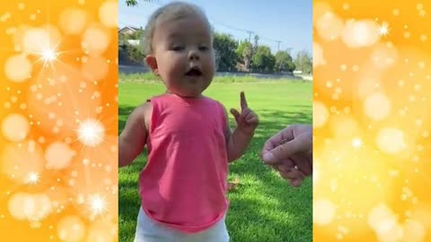 adorable baby making you laugh a lot