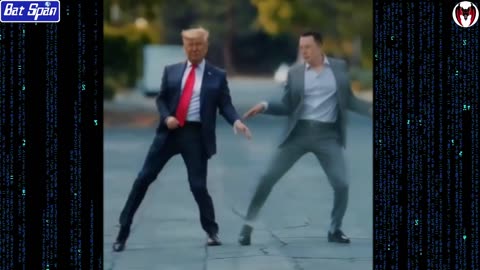 Elon Musk & President Trump ~ Stayin' Alive ~ Unknown Creator