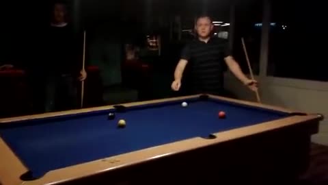 Pool shot scratch