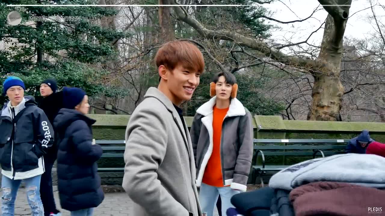 [INSIDE SEVENTEEN] 호시 가이드와 함께한 워킹 투어 in NY (Walking Tour in NY with Guide Hoshi)