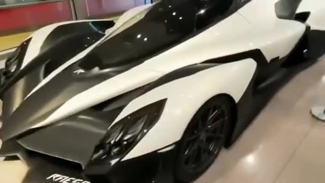 This sports car is so cool