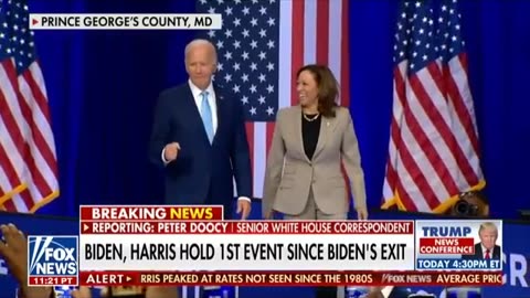 Peter Doocy: President Biden looked wistful not overjoyed, in event with Harris