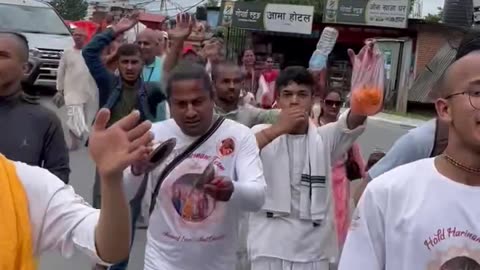 Harinam Sankirtan in Budanilkantha, Nepal July 2024