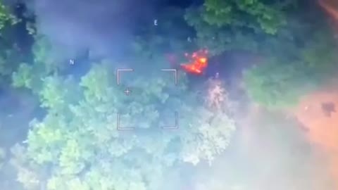 Ukrainian vehicles being destroyed in Ugledar area