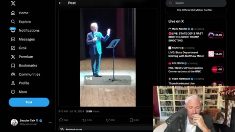 Bill Maher REACTS To Trump Shooting LIVE _ The Kyle Kulinski Show