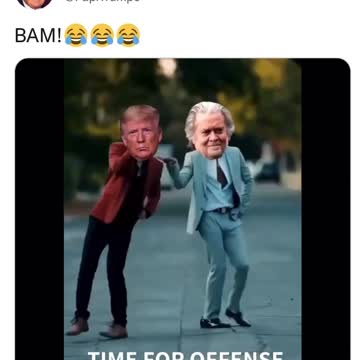 Trump Dance to Bee Gees