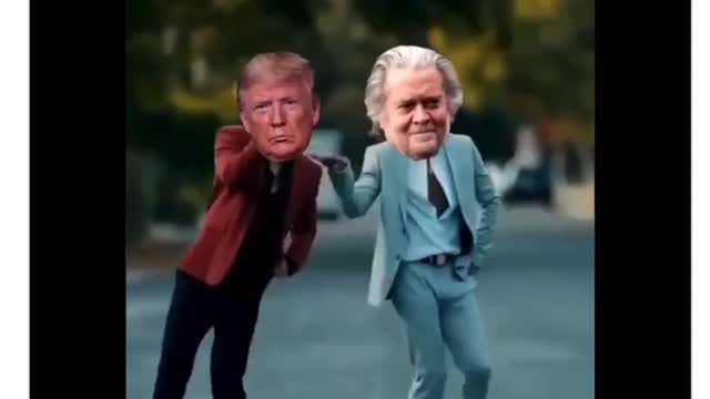 Trump Dance to Bee Gees