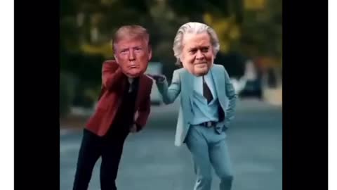 Trump Dance to Bee Gees