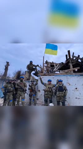 Ukrainian heroes liberate people
