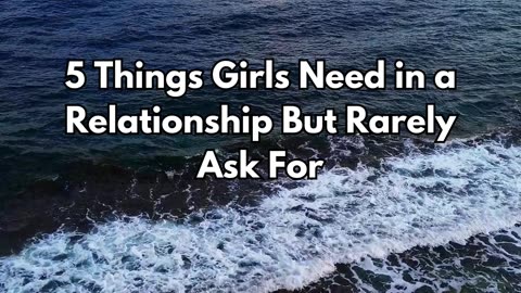 GirlsRelationshipNeeds