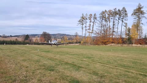 Take-off STOL "DREAMTRAINER- FZ" from 80m with flaps deployed during take-off.