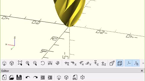 OpenScad: Projection cut