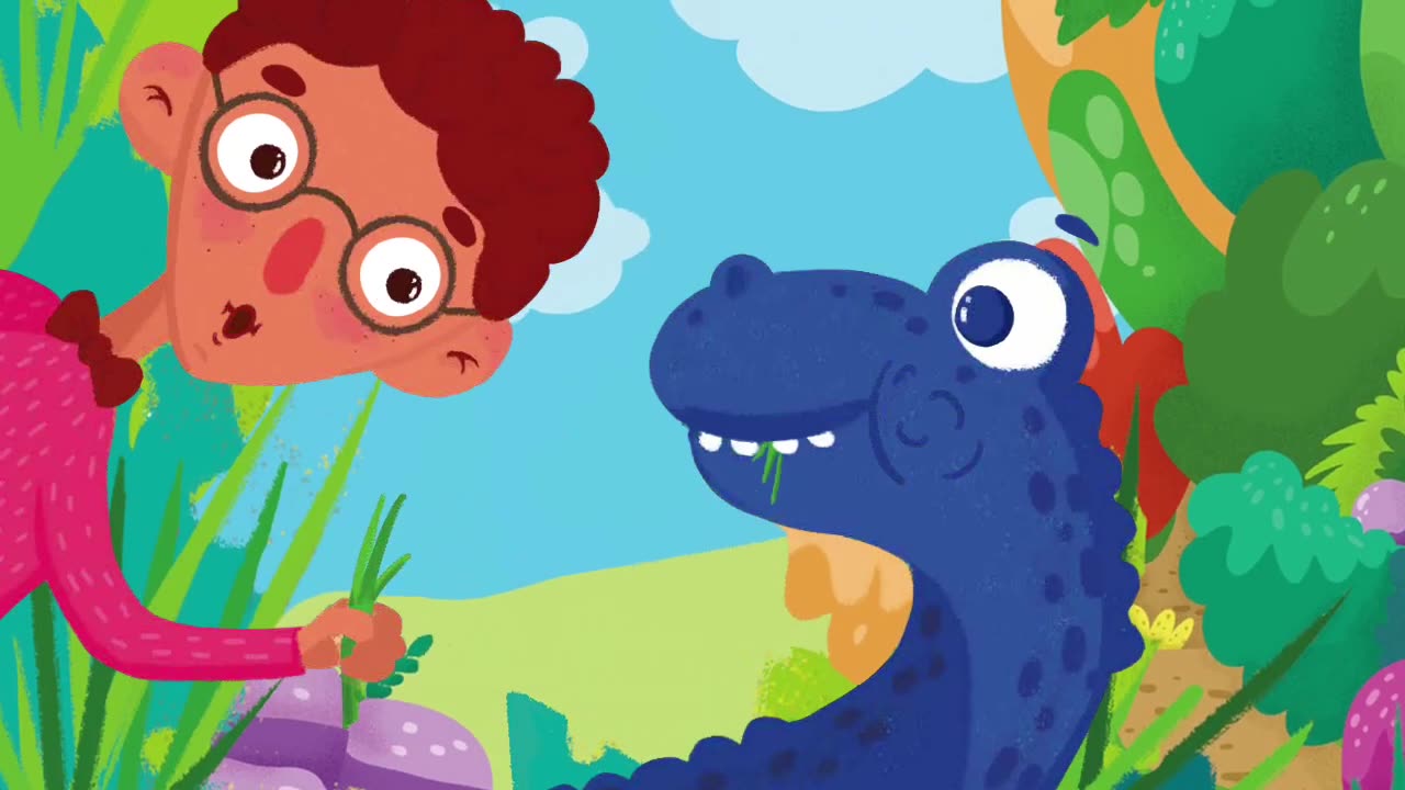 DINO WORLD - Cartoons for kids with dinosaurs! Dinosaur Animation