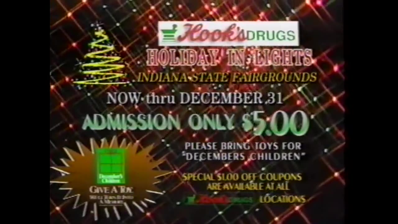 November 30, 1991 - Ads for Hook's Holiday in Lights & Watson's