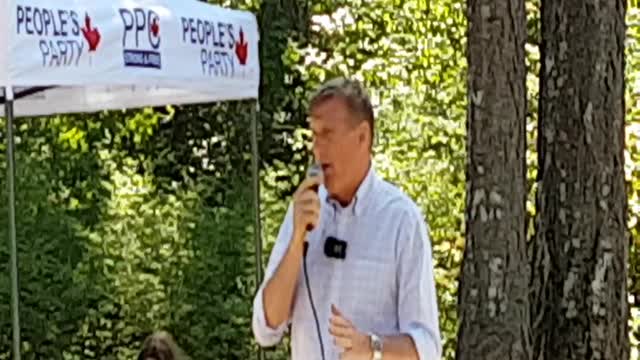 Maxime Bernier on Vancouver Island