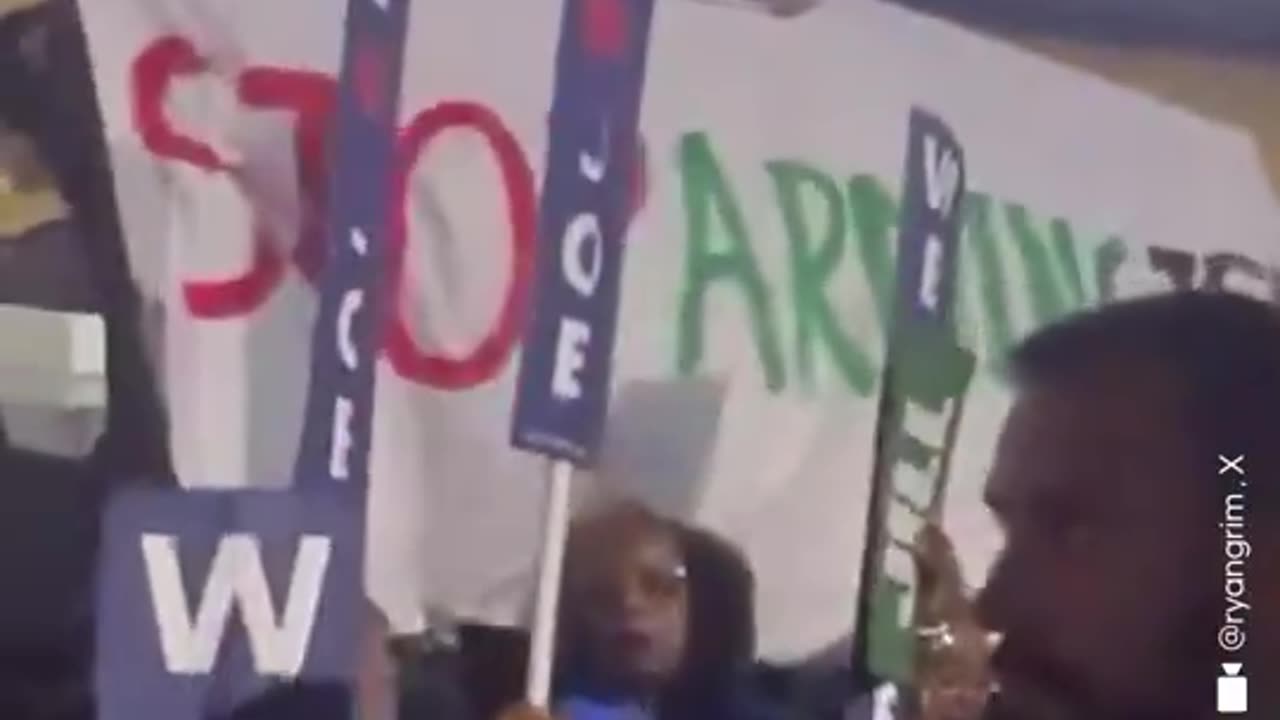Stop Arming Israel Protest Inside DNC Chicago