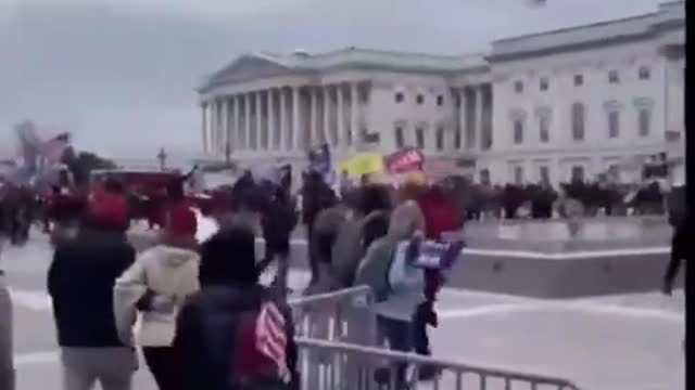 Capitol Protest & Fake Riot - They ushered them through