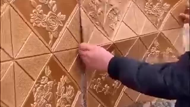 STYROFOAM WALL DECORATION