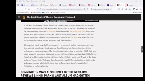 The Tragic Death Of Chester Bennington Explained
