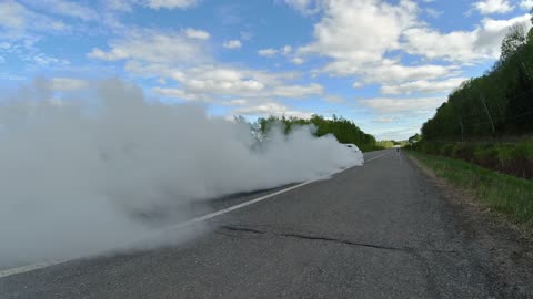 2002 Camaro SS Burnout