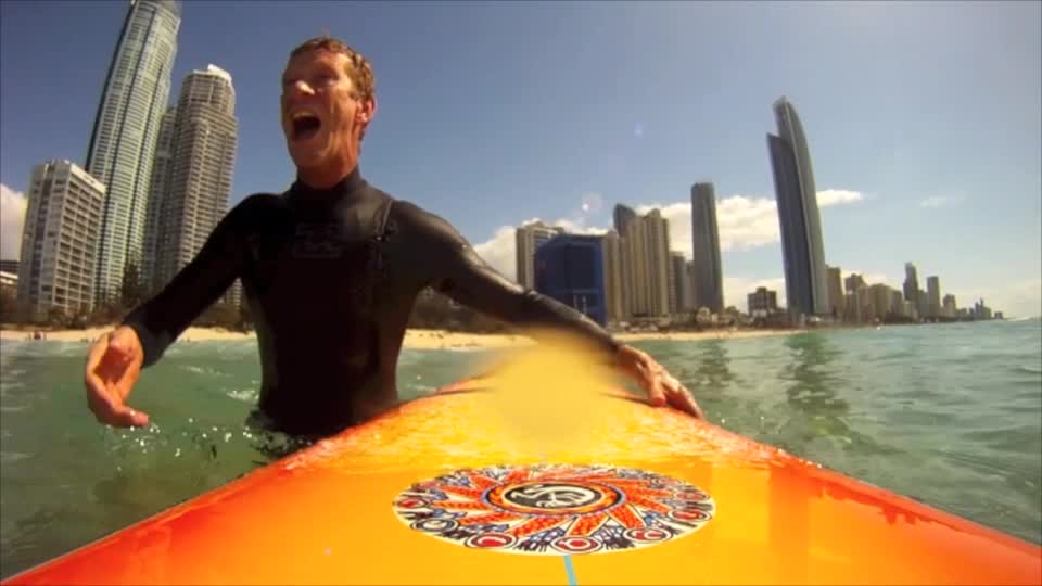 Surfing Gold Coast Australia Just hanging out