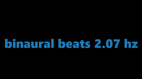 binaural beats 2.07 hz