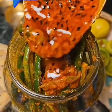 Green chilli plus lemon mix pickle achaar chatkharedar