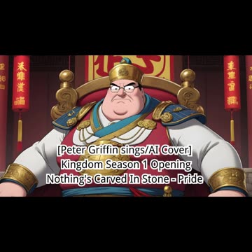 [Peter Griffin sings/AI Cover] Kingdom Season 1 Opening Nothing's Carved in Stone - Pride