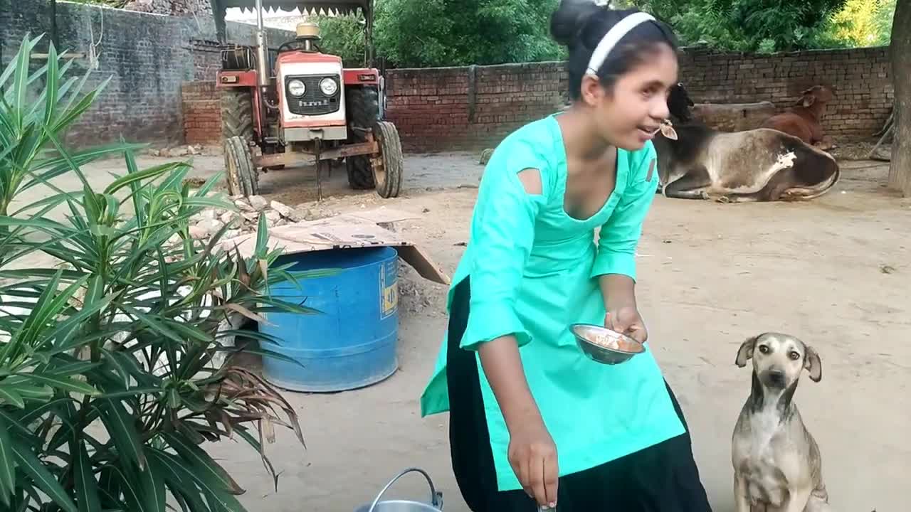 Making food Cooking in Village by village girl