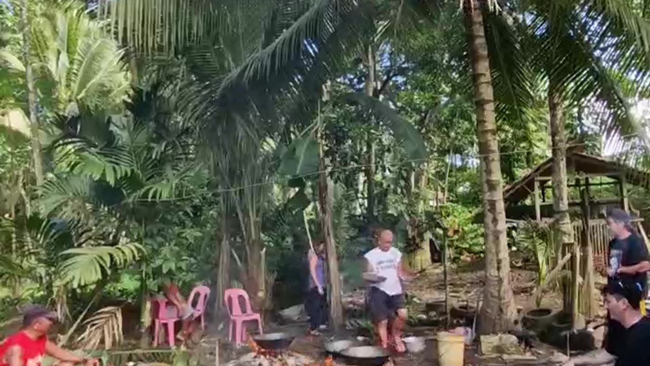 Lechon Cooking in the Philippines.