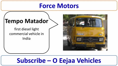 Force Motors - History & Manufacturing Plants Location in India