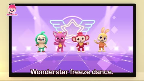 Freeze! Bebefinn Dances Along Pinkfong and Hogi | EP113 | Wonderstar Freeze Dance | Songs for Kids
