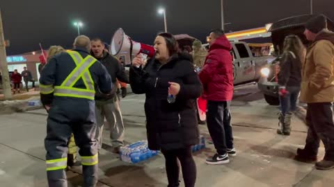 Water delivery Ambassador Bridge Windsor Ontario