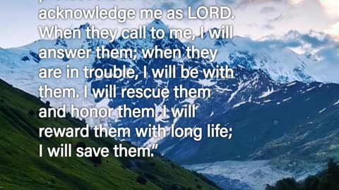 Psalms 91:14-16