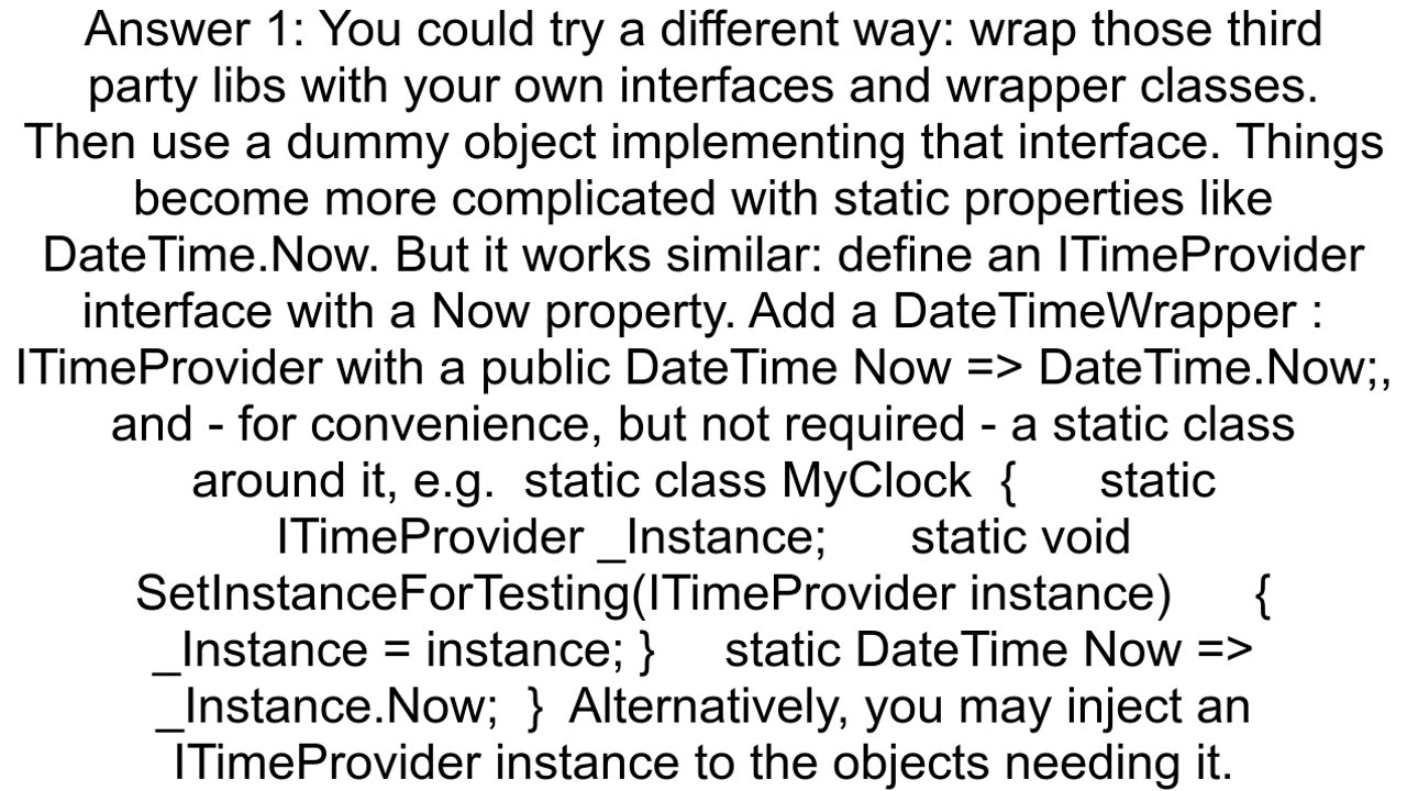 Unconstrained Isolation mocking framework for dotnet core