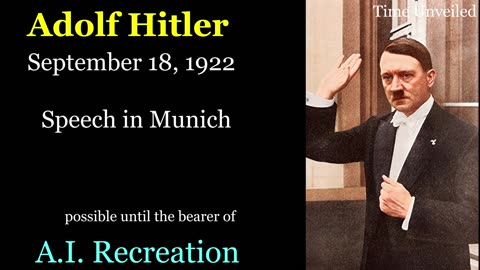 Hitler speech September 9, 1922